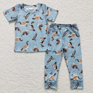 5.5 Mallard ducks blue clothing