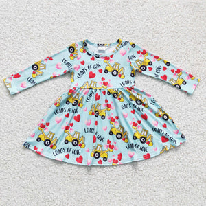 Valentine's Day loads of love girls dress