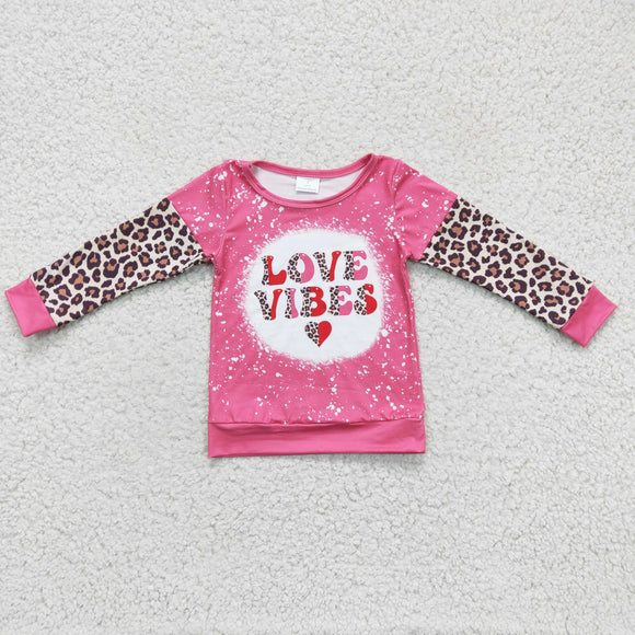 Valentine's Day love vibes girls top