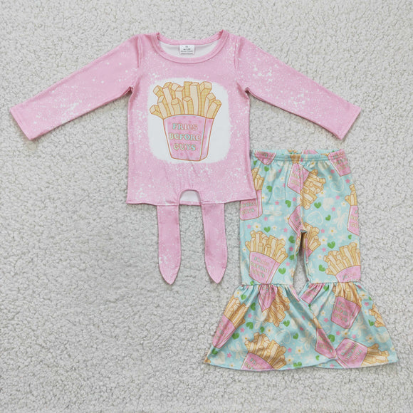 French fries pink girls clothing