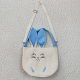 Easter blue cartoon Bucket bag