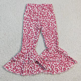 pink leopard girls jeans