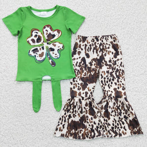 St. Patrick's clover green girls outfits