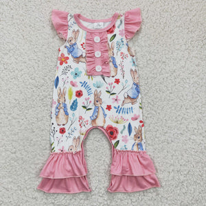 Easter pink Peter Rabbit romper