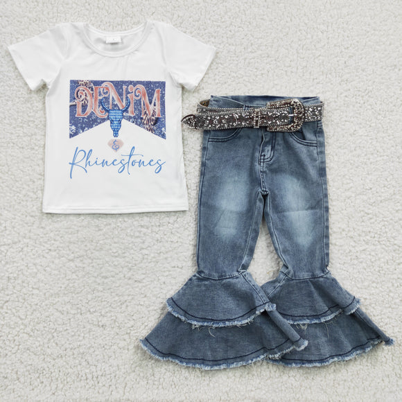 white skull cow top +  jeans outfits