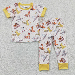 5.5 cartoon yellow zoo boys clothing