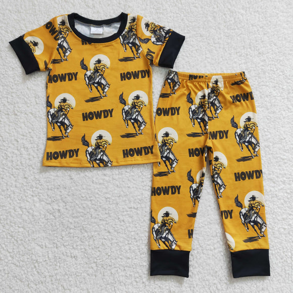 western howdy yellow clothing