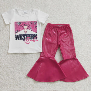 western babe top +pink Leather pants outfits