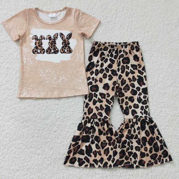 Easter brown leopard girls clothing