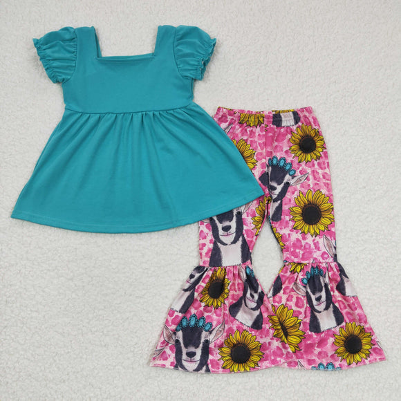 western blue and sunflower cow girls clothing