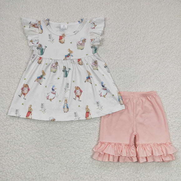 summer Easter rabbit pink  outfits