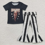 black wils west top + black stripe jeans outfits