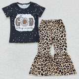 GOD black and leopard clothing