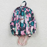 High quality western turquoise print backpack