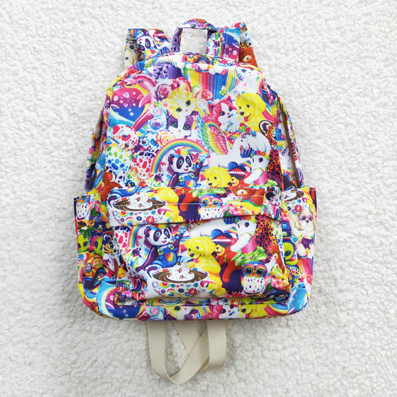 High quality cartoon print backpack