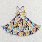 new style summer princess girls dress