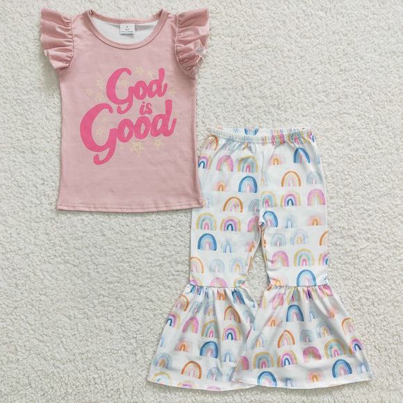 god is good pink clothing