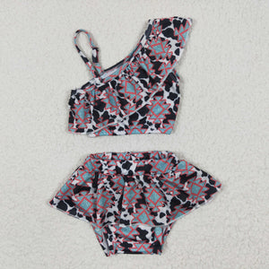 summer western LEOPARD swimsuit