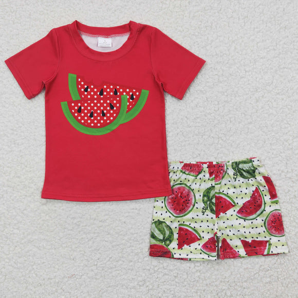 summer watermelon boys outfits