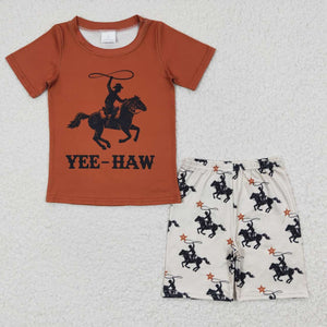 summer YEE-HAW cowboy boy outfits