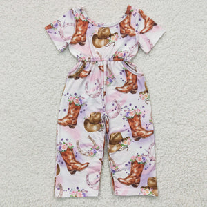 western shoot girls jumpsuit