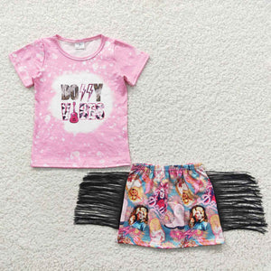 vibes pink tassel girls outfits