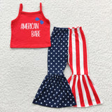 4th of July  American babe girls outfits