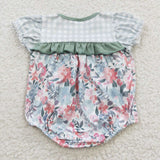 floral green baby bubble