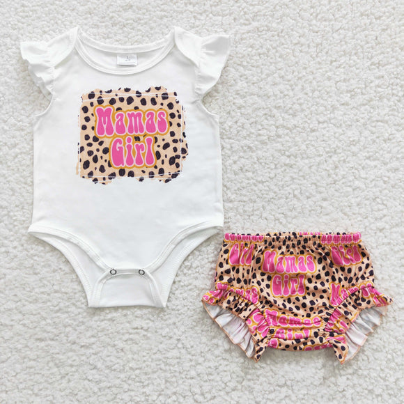 mama's girl leopard baby outfits