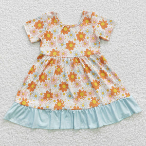 summer floral girls dress