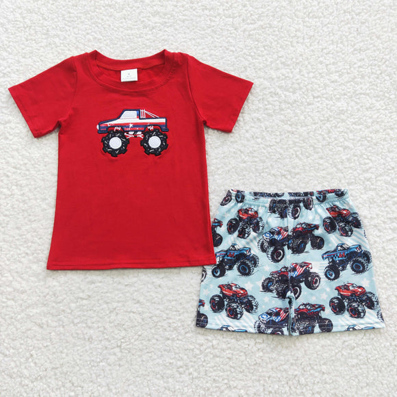 Monster Truck red boy outfits