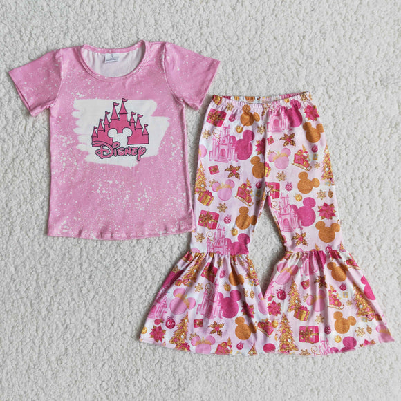 pink cartoon girls clothing  outfits