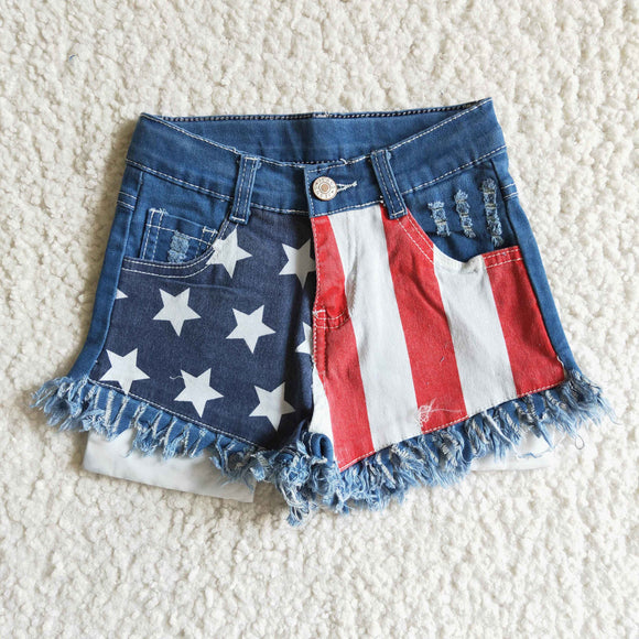 summer jeans short 4th of July