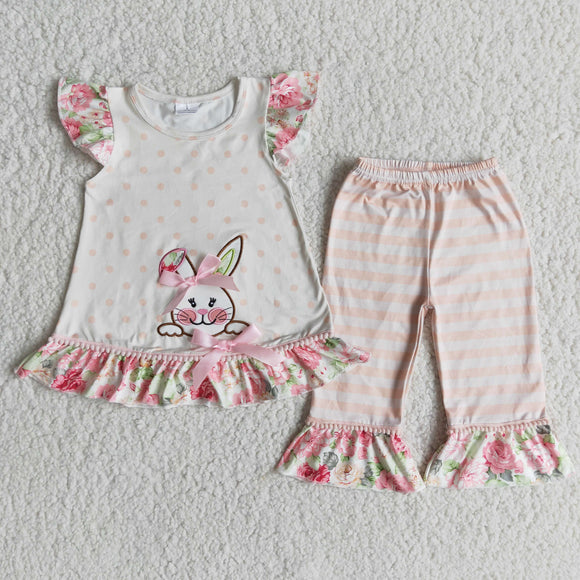 Easter cartoon girls clothing  outfits