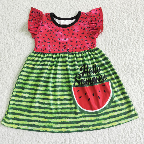 watermelon girl dress
