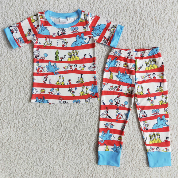 Boy clothing long sleeve pajamas outfits