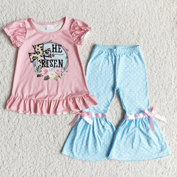 Easter pink and blue clothing  outfits