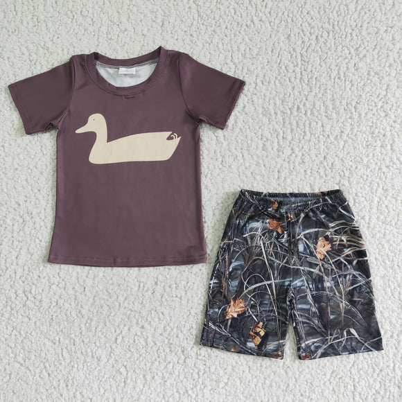 Brown duck girl clothing