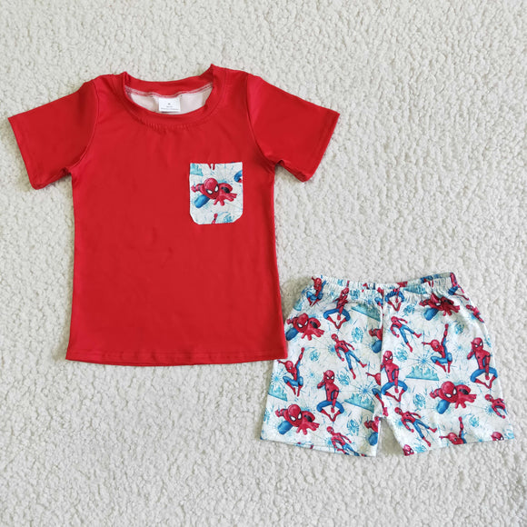 cartoon red boy outfits