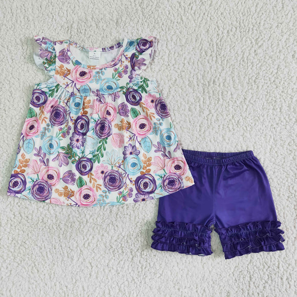 Summer girl flower outfits